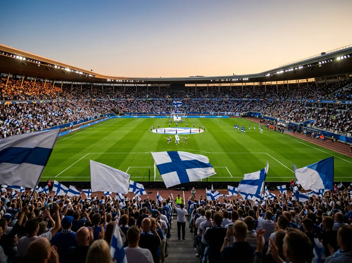 MM-kisojen 2026 avauspäivän tunnelma täydellä jalkapallostadionilla